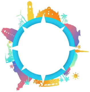 旅游标题框素材