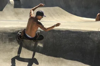 街头滑板教学图片