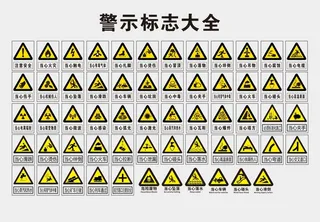 警示禁止标志