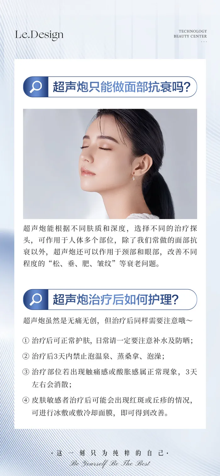 超声炮问答海报psd模版下载