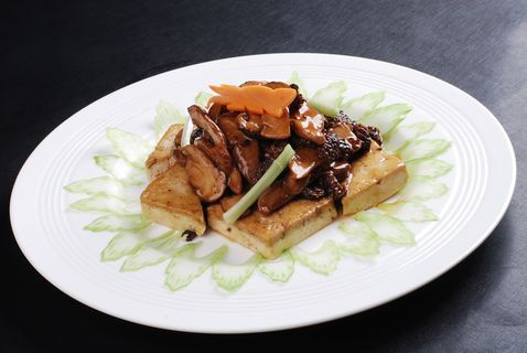 川菜湘菜高清菜谱 双菌炖老豆腐