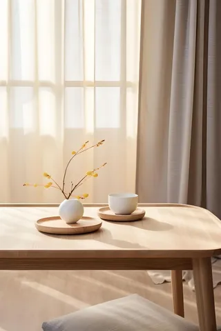 温馨简约日式室内背景