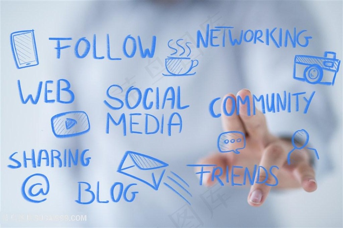 商务网络手绘图标