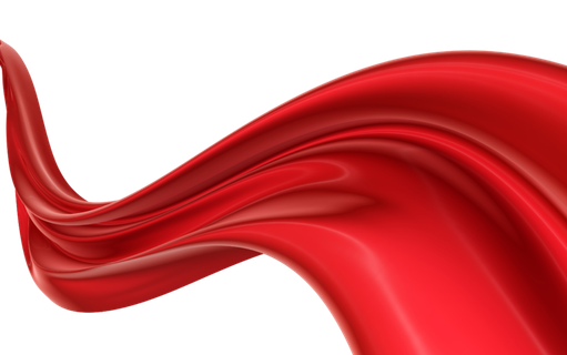 红色丝绸丝滑免扣素材