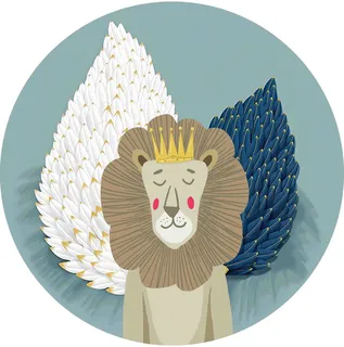 北欧圆形装饰画