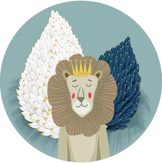 北欧圆形装饰画