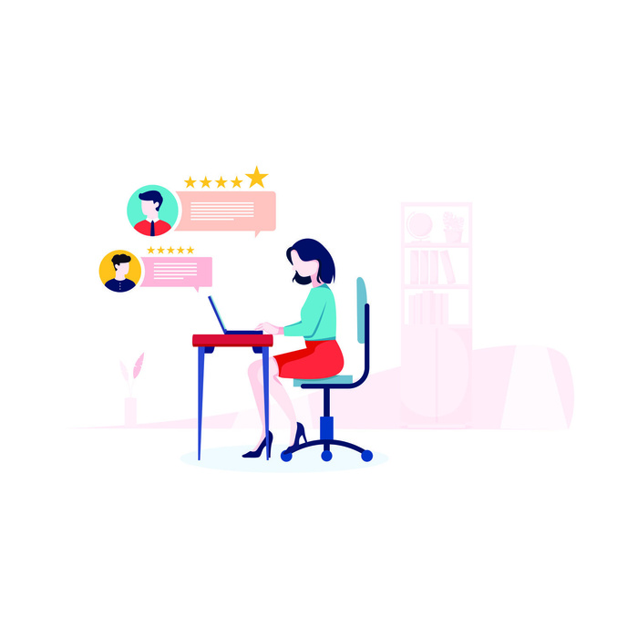 扁平化人物场景办公互联网等距ai矢量设计网页海报UI素材插画