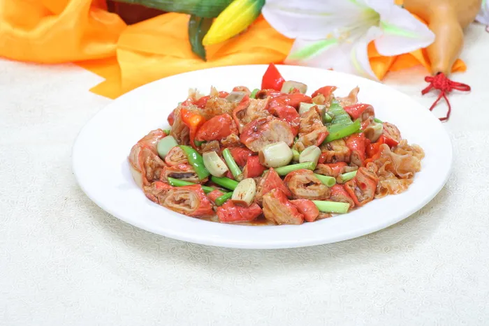 腊八蒜烧肥肠 (4)