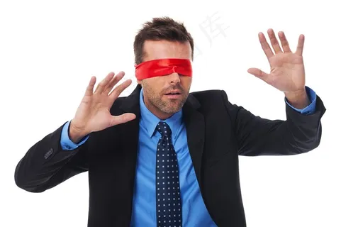 迷茫的商务男士