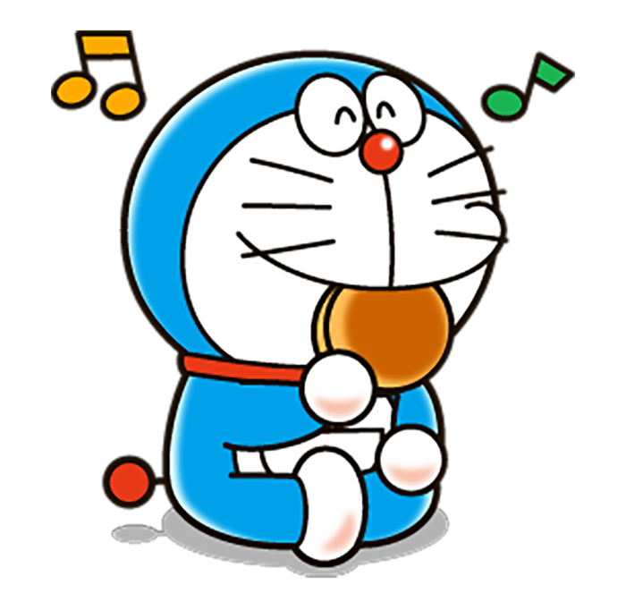 哆啦A梦愉快卡通素材
