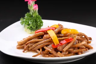 R00136新派茶树菇炒牛柳