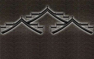 新中式古典装饰立瓦背景墙