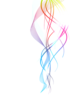 渐变颜色线条交汇科技kv主视觉