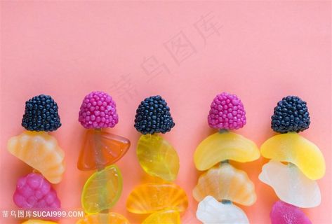 可爱糖果背景图