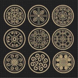 中式古典纹样免抠传统装饰花纹素材