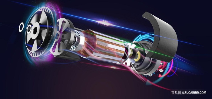 炫酷3D电机效果图