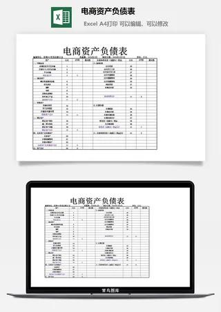电商资产负债表