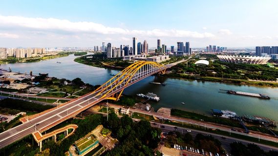 顺德园佛山新城一角