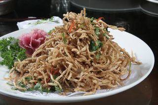 椒盐葫芦丝  12元