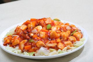 宫保鸡丁盖饭 (1)