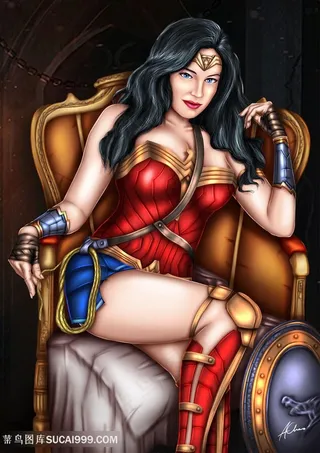 超级性感插画美女