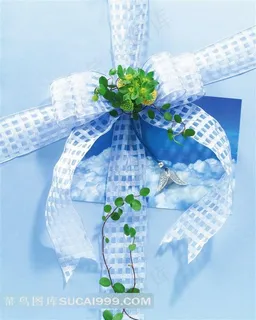 丝带结礼物包装设计图片下载