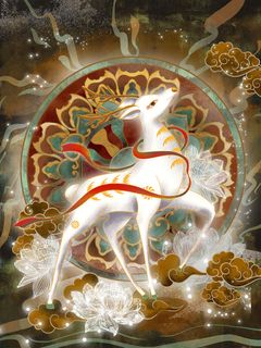 敦煌系列国潮插画