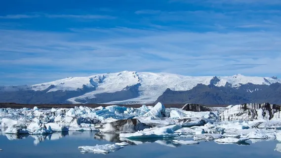 高清雪山雪景风景