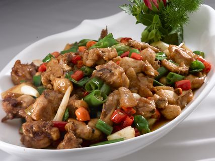 川菜湘菜高清菜谱 炝椒爆嫩家鸡