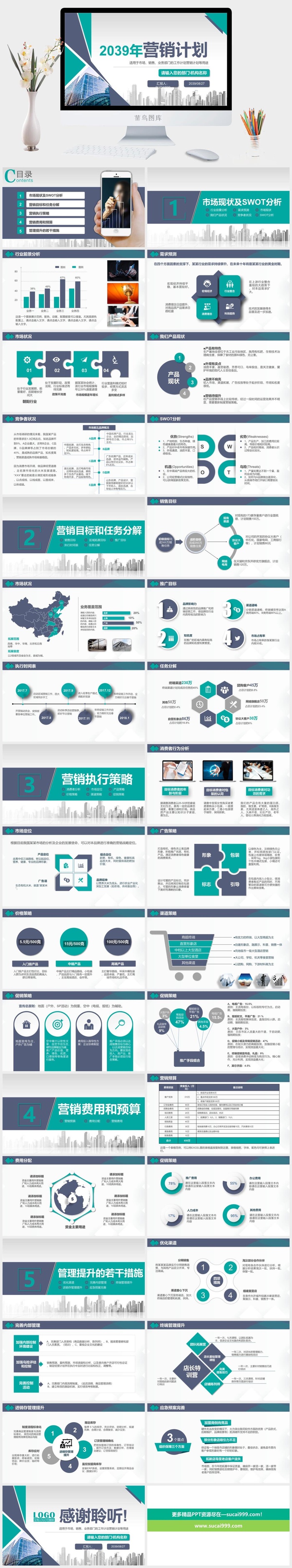 公司企业营销宣传PPT模板