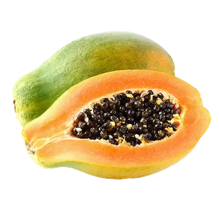 57木瓜 (2)水果超市商品白底图免抠实物摄影png格式图片透明底