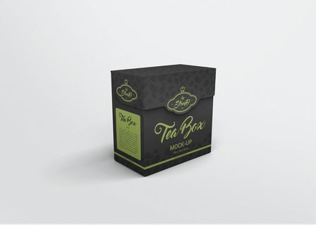 高端品牌茶叶包装盒纸袋智能贴图样机产品效果图展示PSD素材模板