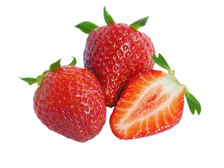 草莓 (18)水果超市商品白底图免抠实物摄影png格式图片透明底