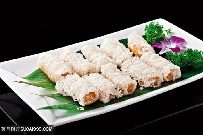 奶油金瓜卷的美食图片