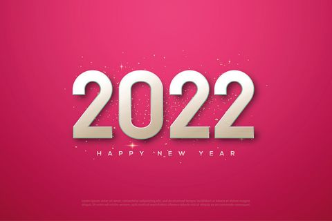 2022创意艺术字体新年虎年圣诞节数字立体质感文字AI矢量设计素材