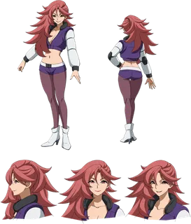 红发女孩素材人物卡通