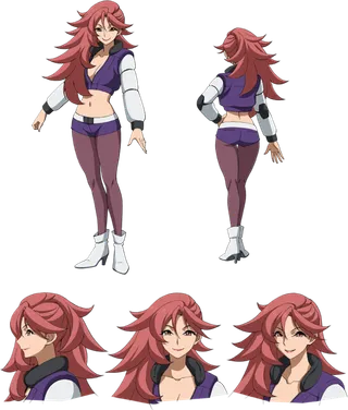 红发女孩素材人物卡通