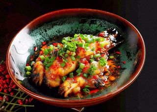 麻辣剁椒鱼头中国美食辣椒