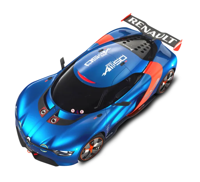 透明跑车素材小车汽车免扣素材PNG