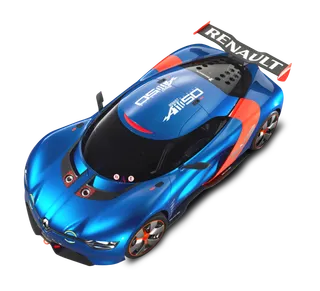 透明跑车素材小车汽车免扣素材PNG