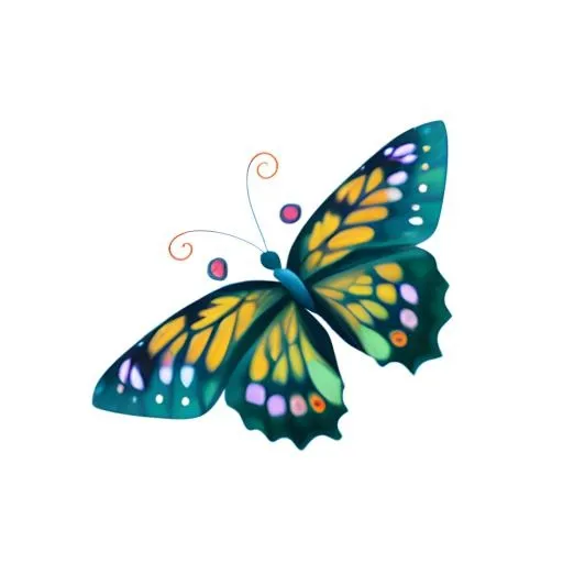 蝴蝶免抠(2048x2048)