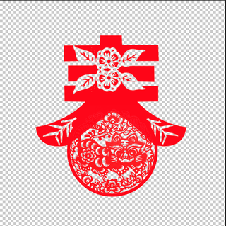 窗花以其特有的概括和夸张手法将吉事祥物