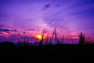 黄昏唯美景观图片