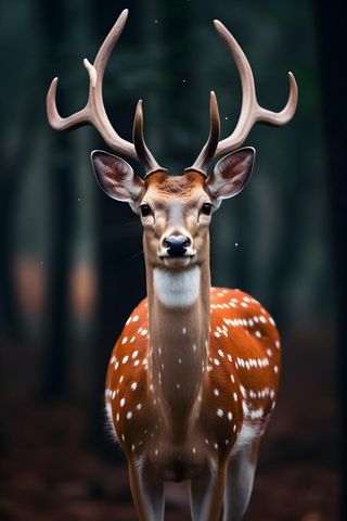 鹿斑点简约背景