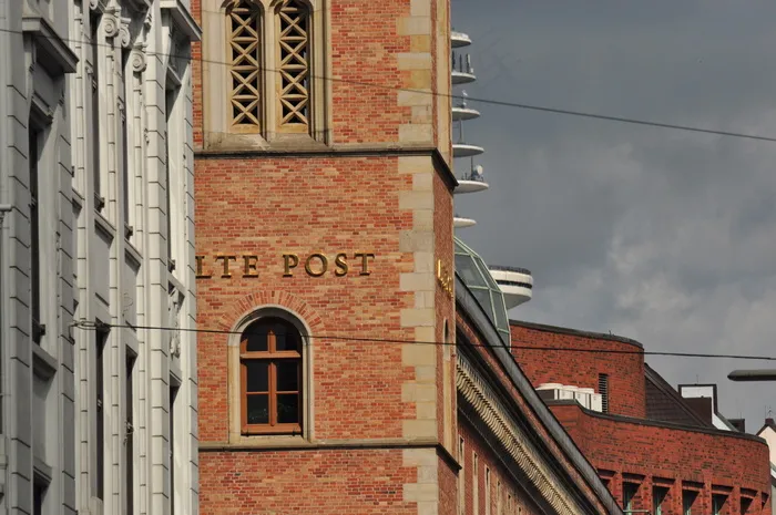 红砖房复古建筑图片