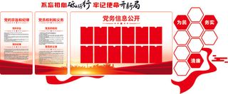 党员风采文化墙