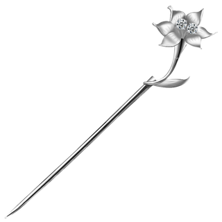 免抠头钗，发簪，银饰，发饰