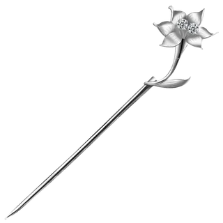 免抠头钗，发簪，银饰，发饰