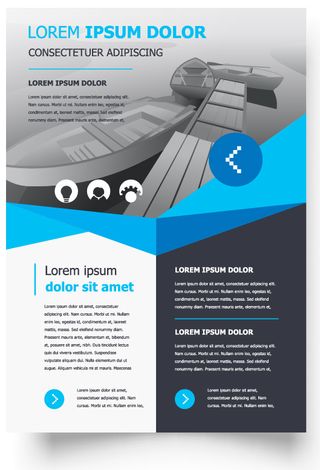 包装宣传册设计模板传单页抽象商务宣传册A4模板创意封面趋势宣传