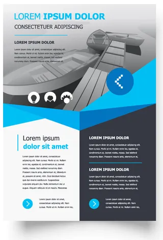 包装宣传册设计模板传单页抽象商务宣传册A4模板创意封面趋势宣传